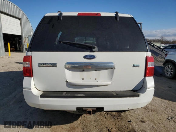 2010 Ford Expedition SSV with VIN 1FMJU1G58AEB57081, listed as a Copart auction lot 84215974 with Not provided miles and Salvage title. Bid and sale history available at DreamBid. Image 6.