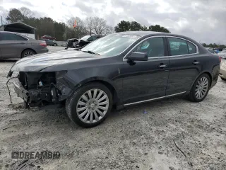 2015 Lincoln MKS with VIN 1LNHL9DK4FG603765, listed as a Copart auction lot 47533935 with 75,284 mi miles and Salvage Title. Bid and sale history available at carsss.com. Image 1.