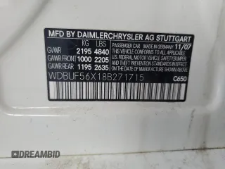 2008 Mercedes-Benz E 350 Luxury z VIN WDBUF56X18B271715, wystawiony jako Copart lot #56714945 z przebiegiem 120 811 mil mil oraz Szkoda całkowita • Salvage title. Historia ofert i sprzedaży dostępna na DreamBid. Obrazek 12.