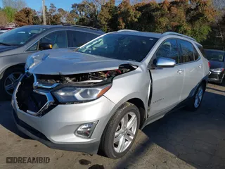 2018 Chevrolet Equinox Premier with VIN 3GNAXMEV9JS501997, listed as a IAAI auction lot 41886502 with 135,596 mi miles. Bid and sale history available at carsss.com. Image 2.