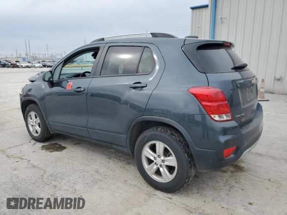 2021 Chevrolet Trax LT with VIN KL7CJPSM3MB371342, listed as a Copart auction lot 48790375 with 0 mi miles and Salvage Title. Bid and sale history available at carsss.com. Image 2.