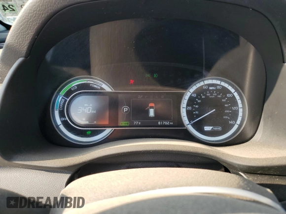 2017 Kia Niro Touring with VIN KNDCE3LCXH5066284, listed as a Copart auction lot 56571654 with 81,702 mi miles and Salvage Title. Bid and sale history available at carsss.com. Image 9.