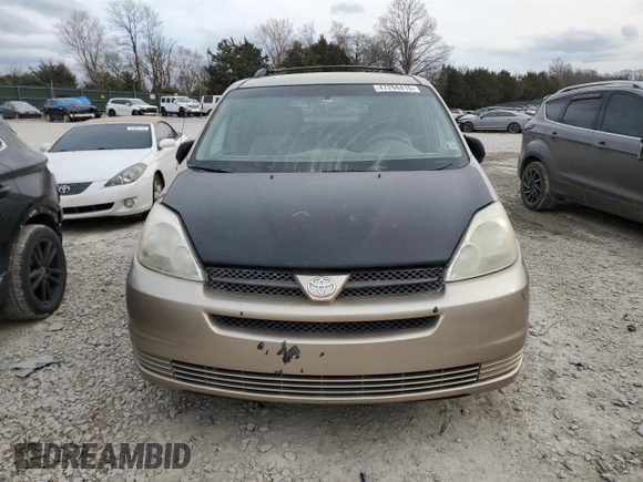 2005 Toyota Sienna CE with VIN 5TDZA23C75S382697, listed as a Copart auction lot 47294415 with 254,796 mi miles and Clean Title. Bid and sale history available at carsss.com. Image 5.
