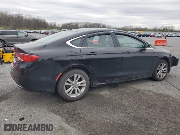 2015 Chrysler 200 Limited with VIN 1C3CCCAB9FN697612, listed as a Copart auction lot 53853535 with 143,761 mi miles and Salvage Title. Bid and sale history available at DreamBid. Image 3.
