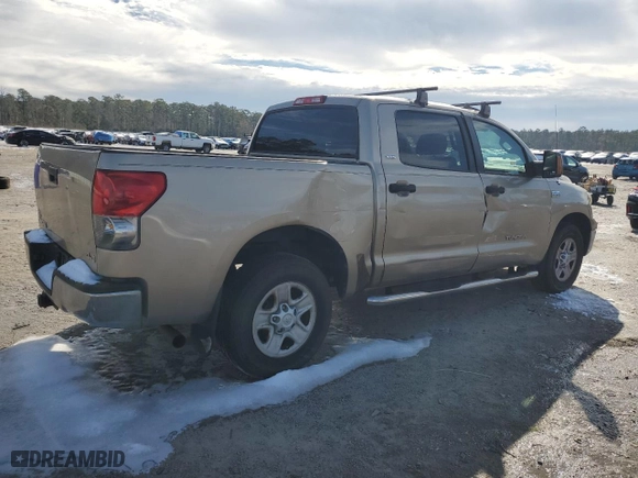 2007 Toyota Tundra SR5 with VIN 5TBDV54187S477181, listed as a Copart auction lot 89005495 with 170,229 mi miles and Salvage Title. Bid and sale history available at carsss.com. Image 3.