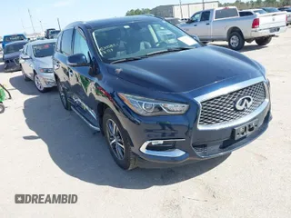 2017 Infiniti QX60 with VIN 5N1DL0MN9HC542587, listed as a IAAI auction lot 41745897 with 85,746 mi miles. Bid and sale history available at carsss.com. Image 1.