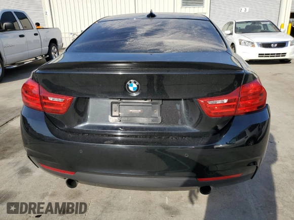 2016 BMW 4 Series 435i with VIN WBA3R1C52GK529980, listed as a Copart auction lot 85152154 with 87,972 mi miles and Salvage title. Bid and sale history available at DreamBid. Image 6.