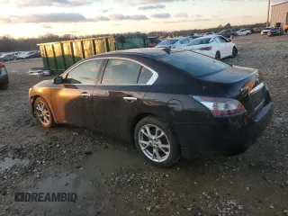 2014 Nissan Maxima S with VIN 1N4AA5AP7EC489860, listed as a Copart auction lot 85394734 with 118,274 mi miles and Salvage Title. Bid and sale history available at DreamBid. Image 2.