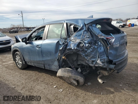 2016 Mazda CX-5 Sport with VIN JM3KE2BY0G0703866, listed as a Copart auction lot 43708185 with 186,790 mi miles and Salvage Title. Bid and sale history available at carsss.com. Image 2.