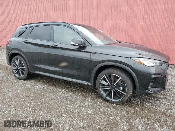 2024 Infiniti QX50 Sport with VIN 3PCAJ5FB8RF112504, listed as a Copart auction lot 72184044 with 15 mi miles and Non Repairable. Bid and sale history available at DreamBid. Image 4.