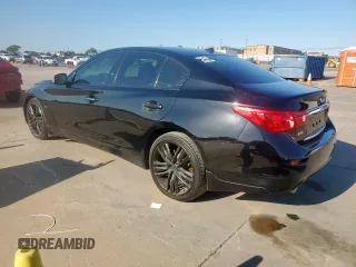 2015 Infiniti Q50 with VIN JN1BV7AR0FM414691, listed as a Copart auction lot 51783685 with 69,859 mi miles and Salvage Title. Bid and sale history available at DreamBid. Image 2.