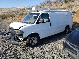 2018 Chevrolet Express Cargo with VIN 1GCWGAFP6J1283273, listed as a Copart auction lot 51324565 with Not provided miles and Salvage title. Bid and sale history available at DreamBid. Image 1.