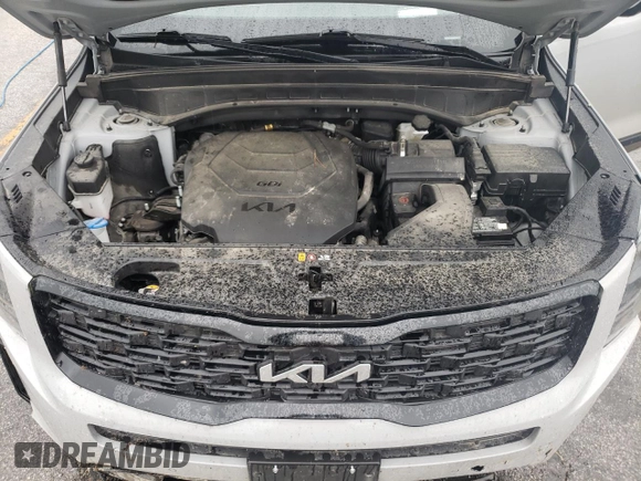 2022 Kia Telluride SX z VIN 5XYP5DHC7NG267823, wystawiony jako Copart lot #58433625 z przebiegiem 104 093 mil mil oraz Szkoda całkowita • Salvage title. Historia ofert i sprzedaży dostępna na DreamBid. Obrazek 12.