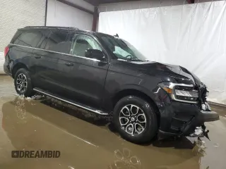 2023 Ford Expedition Max XLT z VIN 1FMJK1H84PEA29685, wystawiony jako Copart lot #45220135 z przebiegiem 44 242 mil mil oraz Szkoda całkowita • Salvage title. Historia ofert i sprzedaży dostępna na DreamBid. Obrazek 4.