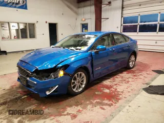 2019 Ford Fusion Hybrid SE with VIN 3FA6P0LU1KR165083, listed as a Copart auction lot 38087633 with 23,141 mi miles. Bid and sale history available at carsss.com. Image 1.