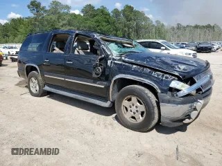 2005 Chevrolet Suburban LT with VIN 3GNEC16Z05G174248, listed as a Copart auction lot 55474945 with Not provided miles and Salvage title. Bid and sale history available at DreamBid. Image 4.