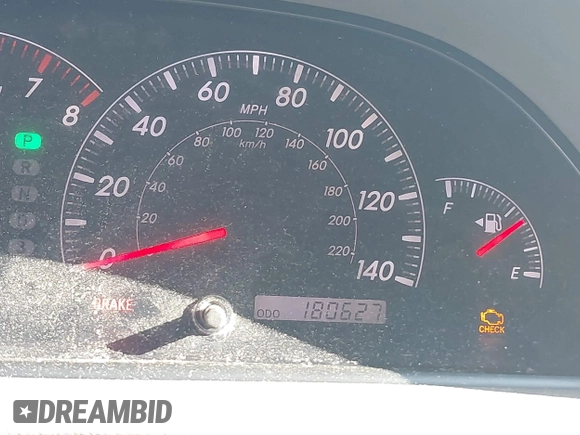 2005 Toyota Camry LE with VIN 4T1BF32K35U590150, listed as a IAAI auction lot 41614295 with 180,627 mi miles and . Bid and sale history available at DreamBid. Image 7.