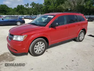 2020 Dodge Journey SE Value with VIN 3C4PDCAB7LT201891, listed as a Copart auction lot 52456815 with 74,602 mi miles and Non Repairable. Bid and sale history available at carsss.com. Image 1.