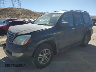 2008 Lexus GX 470 z VIN JTJBT20X780153900, wystawiony jako Copart lot #46645505 z przebiegiem 253 579 mil mil oraz Szkoda całkowita • Salvage title. Historia ofert i sprzedaży dostępna na DreamBid. Obrazek 1.