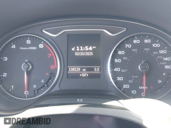 2015 Audi A3 1.8T Premium with VIN WAUACGFF9F1004466, listed as a IAAI auction lot 41645936 with 138,529 mi miles. Bid and sale history available at carsss.com. Image 7.