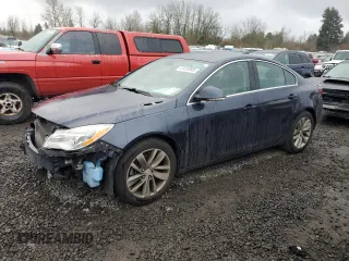 2016 Buick Regal with VIN 2G4GK5EX6G9181368, listed as a Copart auction lot 47410995 with 100,471 mi miles and Salvage Title. Bid and sale history available at carsss.com. Image 1.