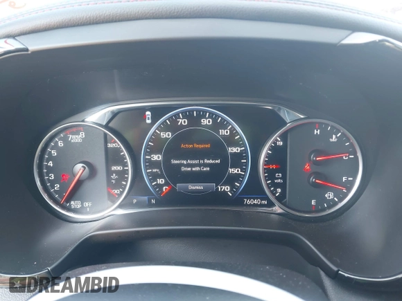 2021 Chevrolet Blazer RS with VIN 3GNKBERS2MS503863, listed as a IAAI auction lot 42424635 with 76,040 mi miles and . Bid and sale history available at DreamBid. Image 7.