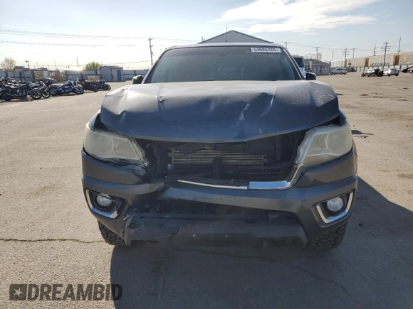 2016 Chevrolet Colorado 4WD LT with VIN 1GCGTCE36G1139046, listed as a Copart auction lot 53688765 with 92,775 mi miles and Salvage title. Bid and sale history available at DreamBid. Image 5.