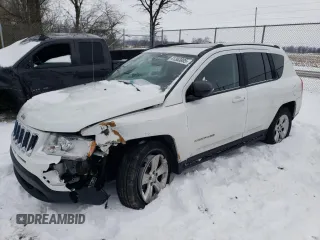 2012 Jeep Compass Latitude with VIN 1C4NJCEBXCD636677, listed as a Copart auction lot 41363885 with 128,000 mi miles and Clean Title. Bid and sale history available at carsss.com. Image 1.