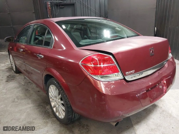 2008 Saturn Aura XR with VIN 1G8ZV57718F109952, listed as a IAAI auction lot 41908779 with 134,383 mi miles. Bid and sale history available at carsss.com. Image 3.