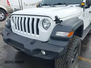 2018 Jeep Wrangler Unlimited Sport with VIN 1C4HJXDN0JW265823, listed as a IAAI auction lot 41707684 with 60,072 mi miles and . Bid and sale history available at DreamBid. Image 6.