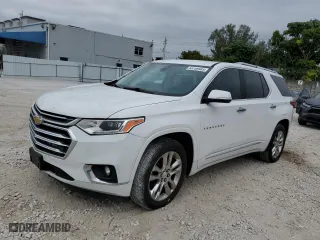 2018 Chevrolet Traverse High Country with VIN 1GNEVKKW2JJ147170, listed as a Copart auction lot 88709985 with 0 mi miles and Salvage Title. Bid and sale history available at carsss.com. Image 1.