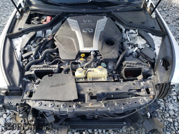 2016 Infiniti Q50 3.0t Red Sport 400 with VIN JN1FV7AR7GM451515, listed as a Copart auction lot 49716605 with 50,656 mi miles and Salvage Title. Bid and sale history available at carsss.com. Image 11.
