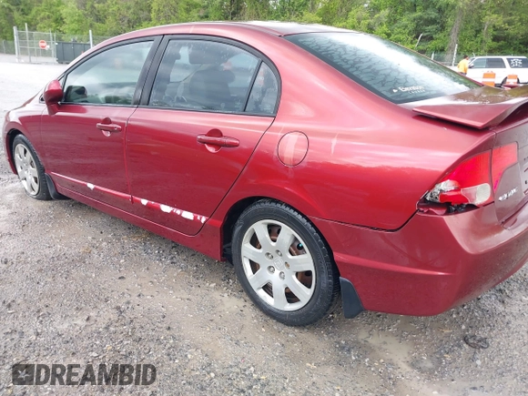 2008 Honda Civic LX with VIN 1HGFA16598L040461, listed as a IAAI auction lot 42196719 with 234,674 mi miles and . Bid and sale history available at DreamBid. Image 3.