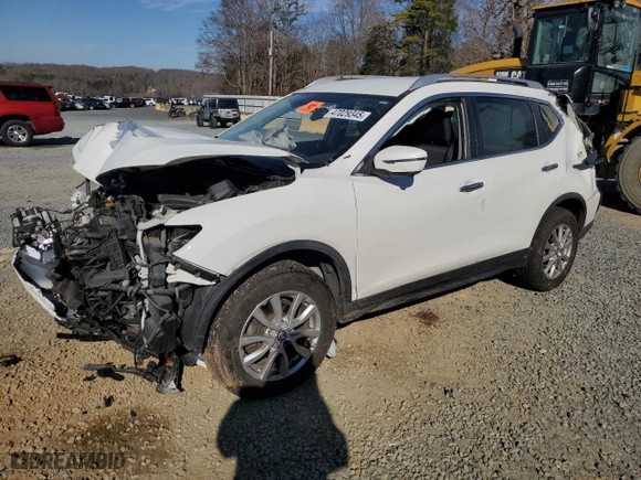 2017 Nissan Rogue S with VIN KNMAT2MV6HP566776, listed as a Copart auction lot 47029345 with 91,210 mi miles and Salvage Title. Bid and sale history available at carsss.com. Image 1.