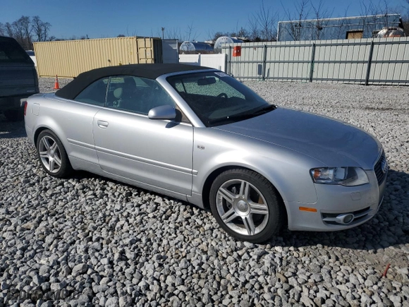 2007 Audi A4 2.0T with VIN WAUAF48H87K016169, listed as a Copart auction lot 48237135 with 61,427 mi miles and Clean Title. Bid and sale history available at carsss.com. Image 4.