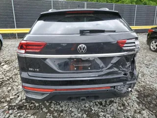 2021 Volkswagen Atlas SEL with VIN 1V2BE2CA7MC213069, listed as a Copart auction lot 55888815 with 45,712 mi miles and Salvage title. Bid and sale history available at DreamBid. Image 6.