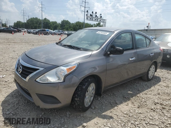2016 Nissan Versa S Plus with VIN 3N1CN7AP5GL852539, listed as a Copart auction lot 62293585 with 119,106 mi miles and Salvage title. Bid and sale history available at DreamBid. Image 1.