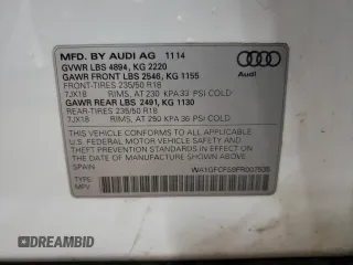 2015 Audi Q3 Prestige with VIN WA1GFCFS9FR007535, listed as a Copart auction lot 52311665 with 137,653 mi miles and Clean title. Bid and sale history available at DreamBid. Image 13.