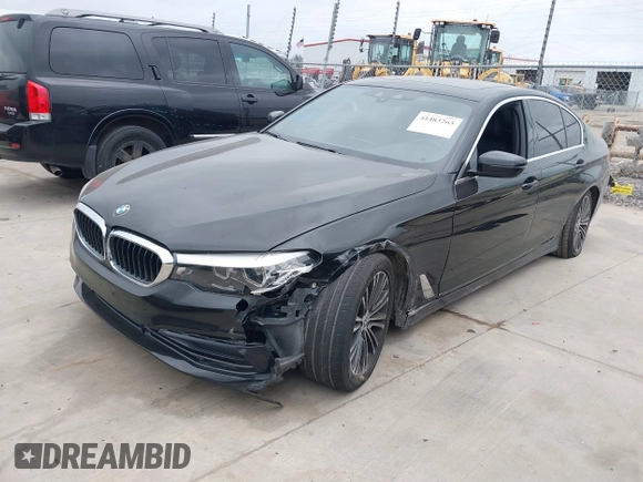 2019 BMW 5 Series 530i with VIN WBAJA5C50KWW38431, listed as a IAAI auction lot 41483263 with 94,436 mi miles. Bid and sale history available at carsss.com. Image 17.