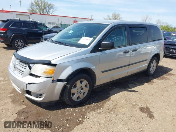 2008 Dodge Grand Caravan SE with VIN 2D8HN44H58R797943, listed as a IAAI auction lot 42073540 with 161,596 mi miles and . Bid and sale history available at DreamBid. Image 2.