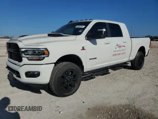 2024 Ram 2500 Laramie with VIN 3C6UR5NL0RG293017, listed as a Copart auction lot 85960304 with 7,347 mi miles and Salvage title. Bid and sale history available at DreamBid. Image 1.