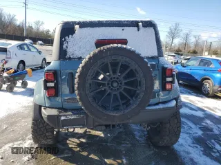 2023 Ford Bronco Raptor with VIN 1FMEE5JR7PLB91020, listed as a Copart auction lot 88630265 with 11,354 mi miles and Salvage Title. Bid and sale history available at carsss.com. Image 6.