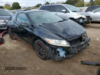 2012 Honda CR-Z with VIN JHMZF1C41CS000770, listed as a Copart auction lot 75680624 with 130,918 mi miles and Salvage Title. Bid and sale history available at carsss.com. Image 4.