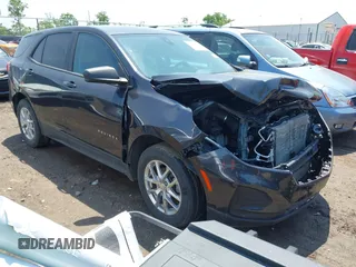 2022 Chevrolet Equinox LS with VIN 3GNAXSEV6NS206558, listed as a IAAI auction lot 42379629 with 96,181 mi miles and . Bid and sale history available at DreamBid. Image 1.