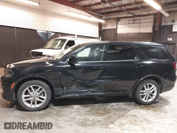 2022 Dodge Durango GT Plus with VIN 1C4RDJDG1NC133283, listed as a IAAI auction lot 41550585 with 34,698 mi miles and . Bid and sale history available at DreamBid. Image 6.