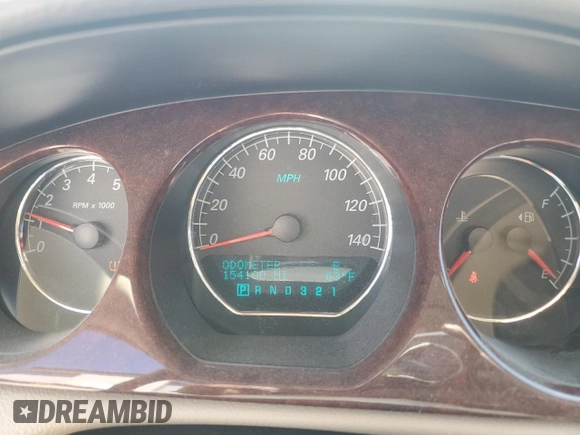 2007 Buick Lucerne V6 CXL with VIN 1G4HD57297U152501, listed as a Copart auction lot 54382325 with 154,100 mi miles and Salvage Title. Bid and sale history available at carsss.com. Image 9.