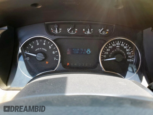2011 Ford F-150 XL with VIN 1FTMF1CM8BFB68778, listed as a Copart auction lot 56981465 with 93,351 mi miles and Salvage title. Bid and sale history available at DreamBid. Image 9.
