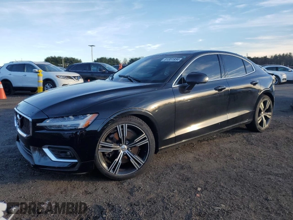 2019 Volvo S60 Inscription with VIN 7JRA22TL6KG014092, listed as a Copart auction lot 81351934 with 74,312 mi miles and Salvage Title. Bid and sale history available at carsss.com. Image 1.
