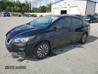 2020 Nissan Versa S with VIN 3N1CN8DV1LL809214, listed as a Copart auction lot 60166885 with 49,678 mi miles and Salvage title. Bid and sale history available at DreamBid. Image 1.
