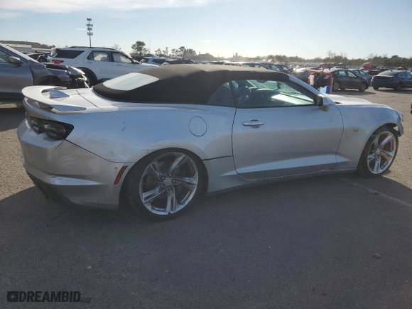2019 Chevrolet Camaro 2SS with VIN 1G1FH3D72K0116176, listed as a Copart auction lot 87466724 with 58,123 mi miles and Salvage Title. Bid and sale history available at carsss.com. Image 3.